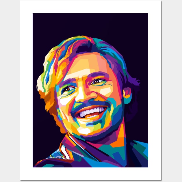 Pedro Pascal  Pop Art Wall Art by SiksisArt